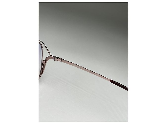 Gafas de sol de metal rosa Yves Saint Laurent - vista 2