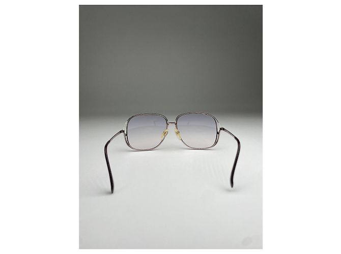 Gafas de sol de metal rosa Yves Saint Laurent - vista 3