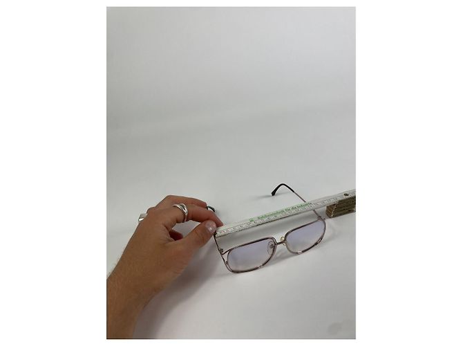 Gafas de sol de metal rosa Yves Saint Laurent - vista 4