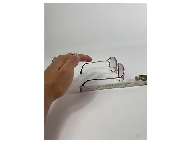 Gafas de sol de metal rosa Yves Saint Laurent - vista 5