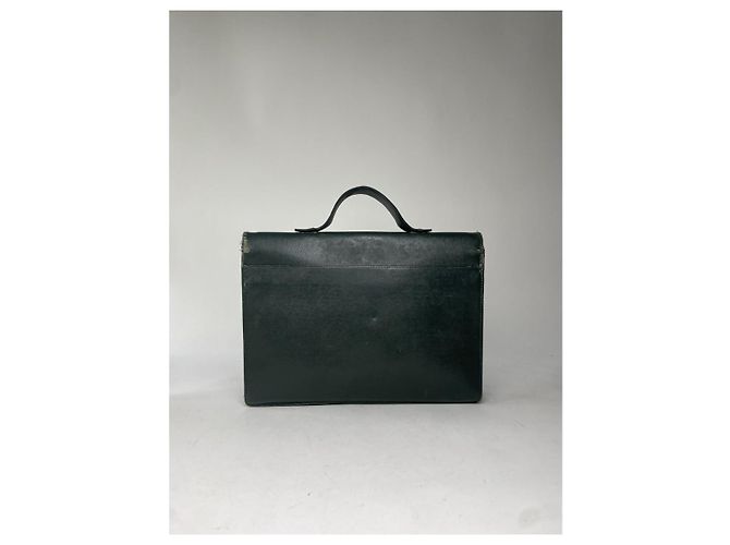 Borsa in pelle verde Louis Vuitton - vista 4
