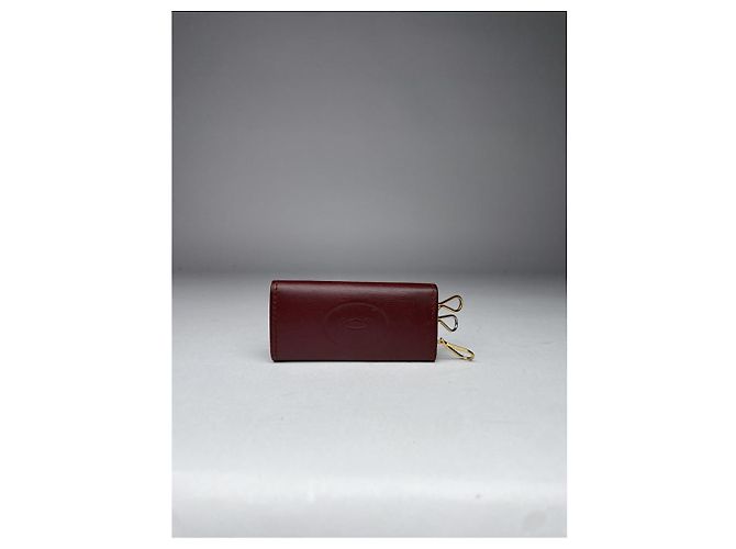 Cartier Bordeaux Lackleder Tasche - Ansicht 3