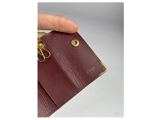 Cartier Bordeaux Lackleder Tasche - Ansicht 5