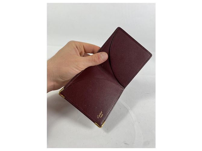Cartier Bordeaux Lackleder Tasche - Ansicht 4