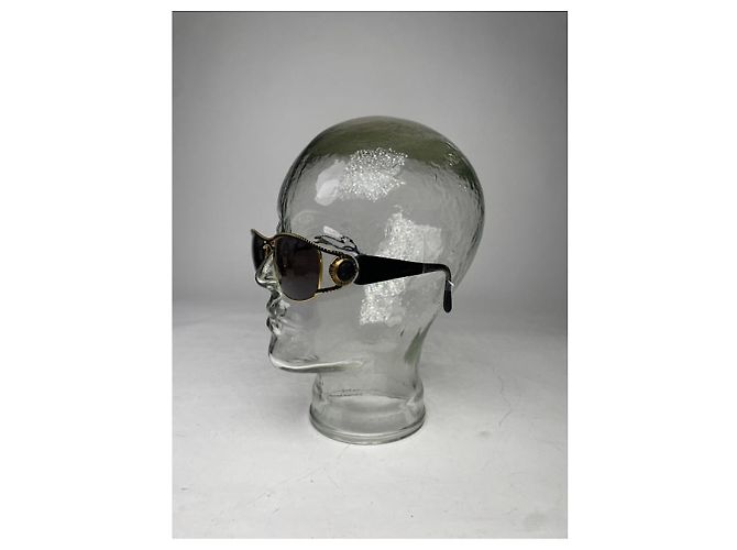Fendi schwarze Kunststoffsonnenbrille - Ansicht 2