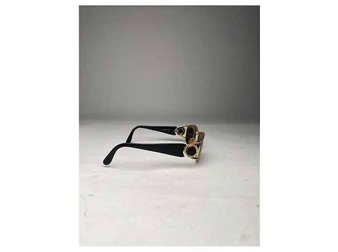 Fendi schwarze Kunststoffsonnenbrille - Ansicht 4