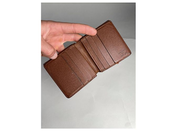Borsa in pelle marrone Louis Vuitton - vista 5