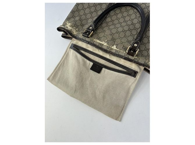 Gucci Ophidia graue Lederhandtasche - Ansicht 2