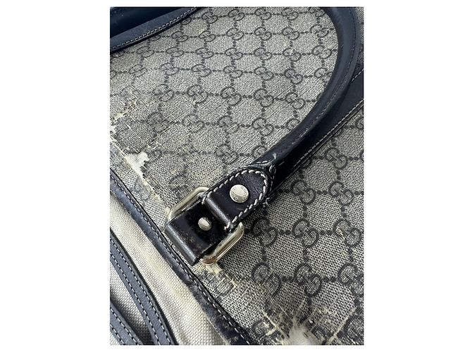 Gucci Ophidia graue Lederhandtasche - Ansicht 4