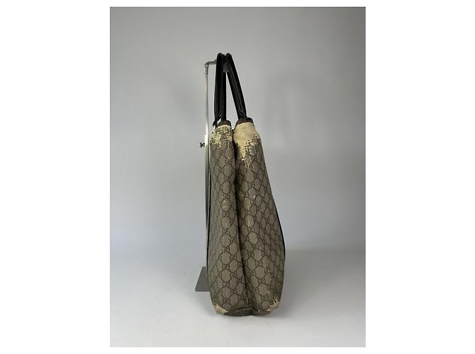 Gucci Ophidia graue Lederhandtasche - Ansicht 5