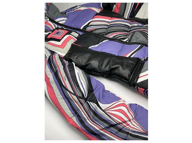 Emilio Pucci mehrfarbige Lederjacke Mehrfarben - Ansicht 2