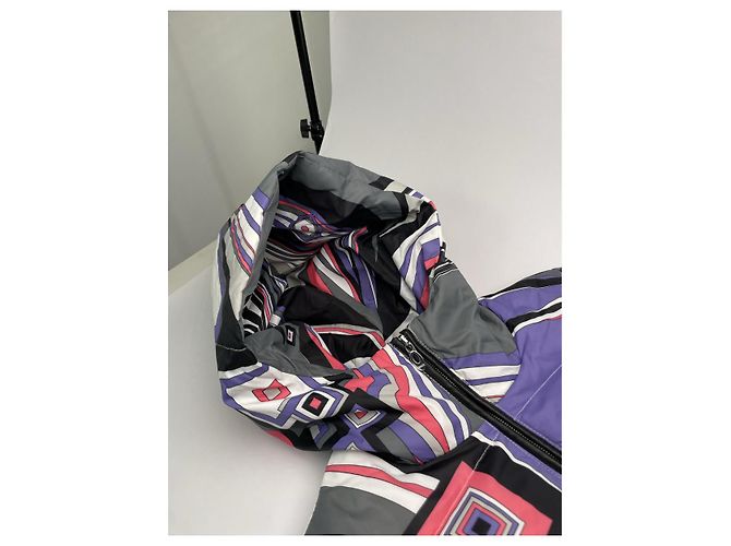 Emilio Pucci mehrfarbige Lederjacke Mehrfarben - Ansicht 3