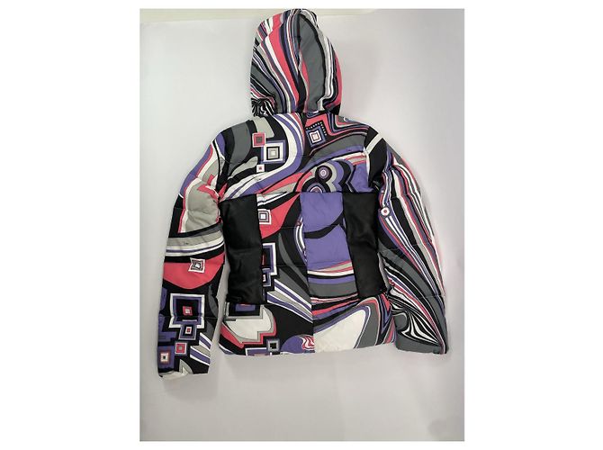 Emilio Pucci mehrfarbige Lederjacke Mehrfarben - Ansicht 4