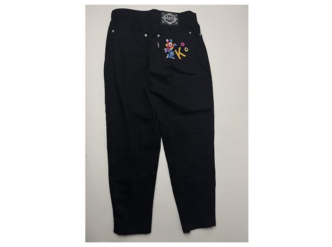 Autre Marque Kansai Yamamoto Denim Negro - Pantalón de Jeans - vista 5