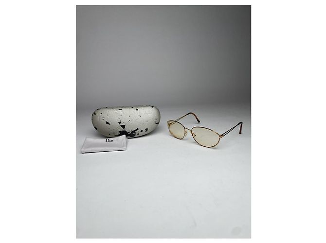 Gafas de sol de metal dorado Dior - vista 2