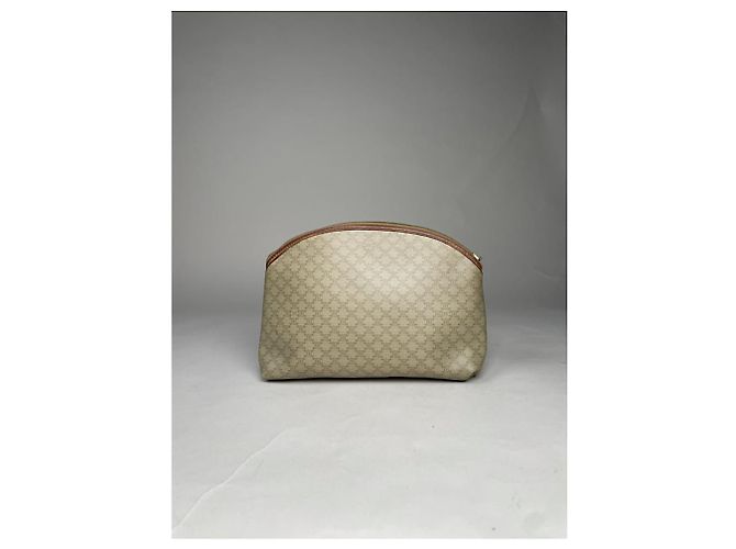 Céline Cartera de cuero beige Celine Triomphe - vista 3