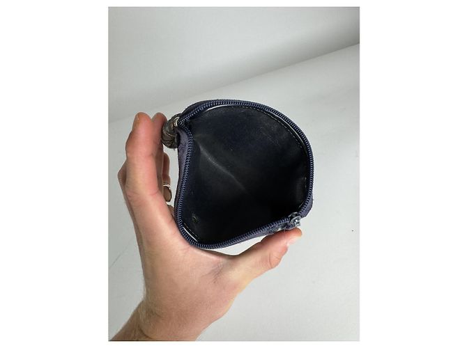 Borsa in pelle navy Dior 30 Montaigne Blu navy - vista 3