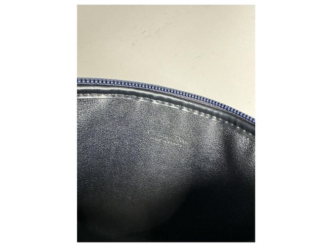Borsa in pelle navy Dior 30 Montaigne Blu navy - vista 4