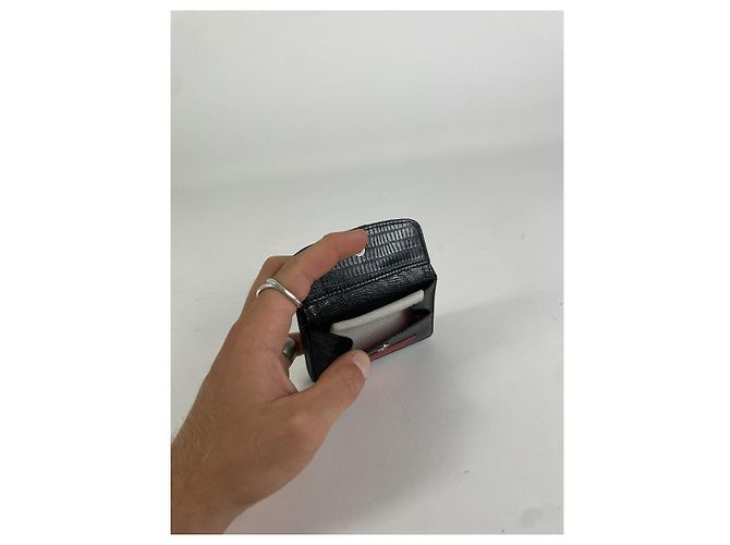 Autre Marque Borsa in pelle nera non firmata Nero - vista 3