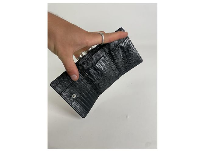 Autre Marque Borsa in pelle nera non firmata Nero - vista 4