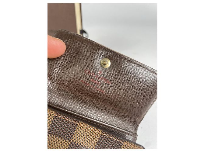 Borsa in pelle marrone Louis Vuitton Dauphine - vista 4