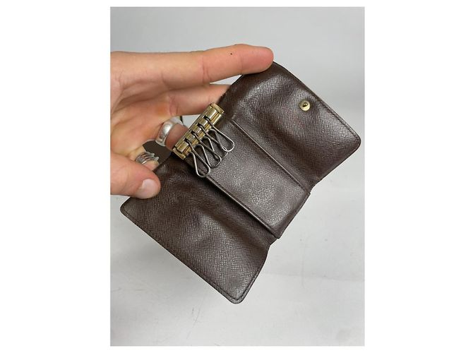 Borsa in pelle marrone Louis Vuitton Dauphine - vista 5