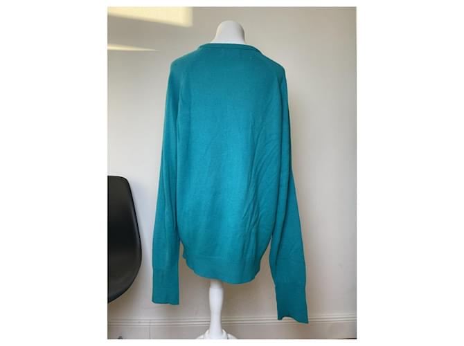 Dior Türkise Wollstrickwaren & Sweatshirt - Ansicht 5