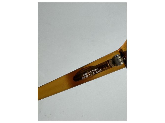 Occhiali da sole in plastica arancione Dior - vista 4