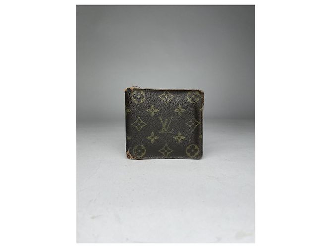 Borsa in pelle marrone Louis Vuitton - vista 2