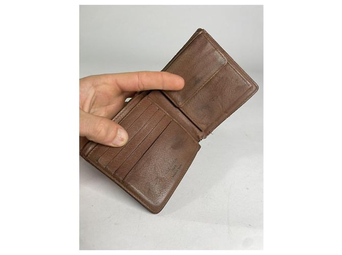 Borsa in pelle marrone Louis Vuitton - vista 4