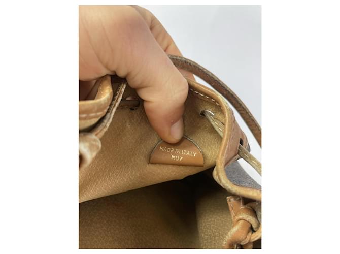 Céline Borsa a secchiello in pelle marrone Celine - vista 3