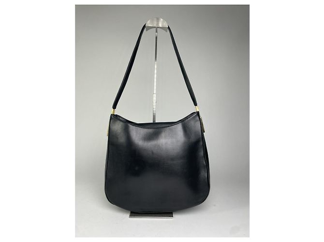 Borsa in pelle nera Gianni Versace Nero - vista 4