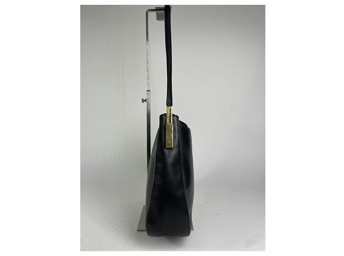 Borsa in pelle nera Gianni Versace Nero - vista 5