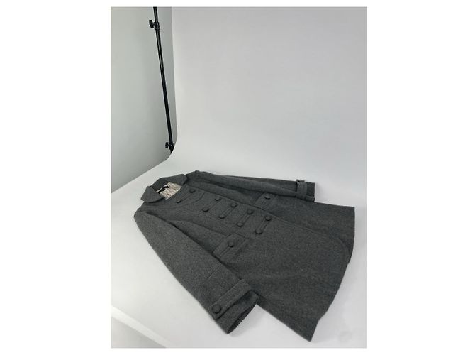 Abrigo trench de lana gris de Marc by Marc Jacobs - vista 2