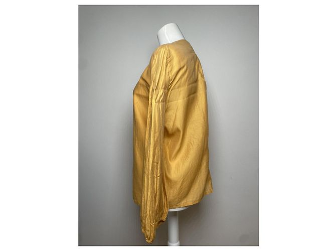 Chaqueta de algodón amarilla Dior Amarillo - vista 2