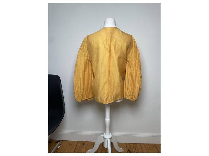 Chaqueta de algodón amarilla Dior Amarillo - vista 3