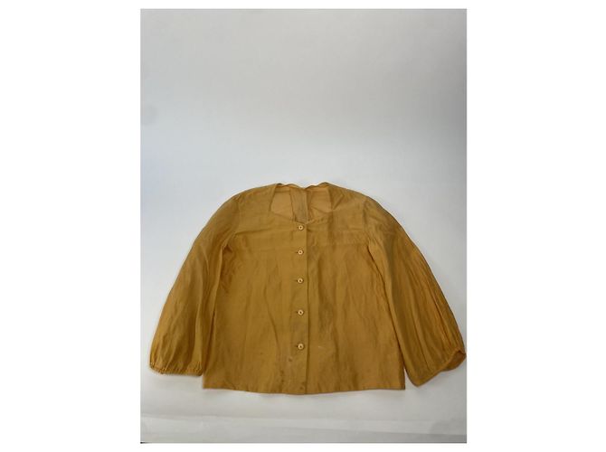 Chaqueta de algodón amarilla Dior Amarillo - vista 4