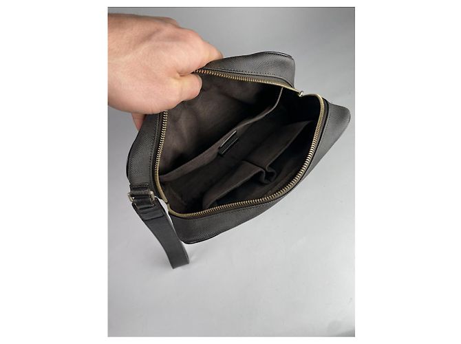 Borsa in pelle nera Alfred Dunhill Nero - vista 4