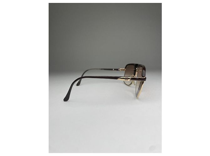 Gafas de sol de metal negro Balenciaga - vista 3