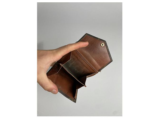 Cartera de cuero marrón Koala de Louis Vuitton Castaño - vista 4