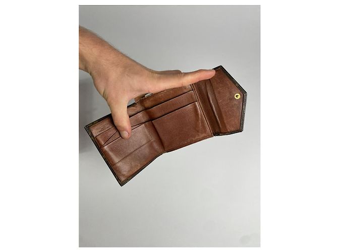 Cartera de cuero marrón Koala de Louis Vuitton Castaño - vista 5