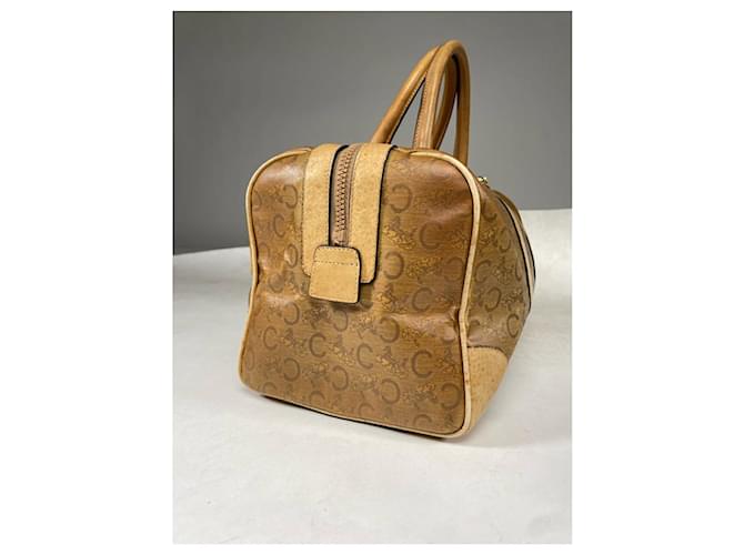 Céline Borsa in pelle marrone Celine Tabou - vista 2