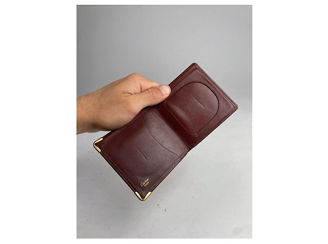 Cartier Bordeaux Lackleder Tasche - Ansicht 3