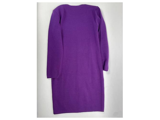 Givenchy lila Leinenkleid - Ansicht 5