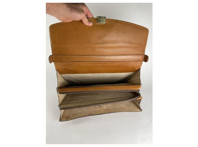 Loewe orange Leder Tasche - Ansicht 2