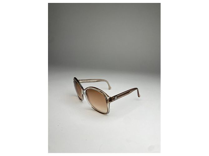 Gafas de sol de plástico marrón Lanvin Castaño - vista 4