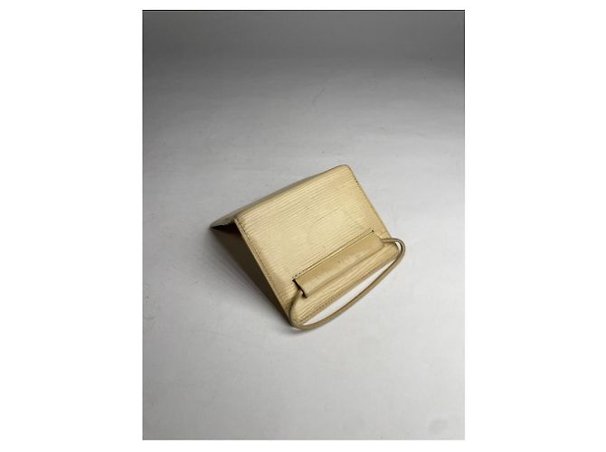 Borsa in pelle ecru Louis Vuitton Crudo - vista 4