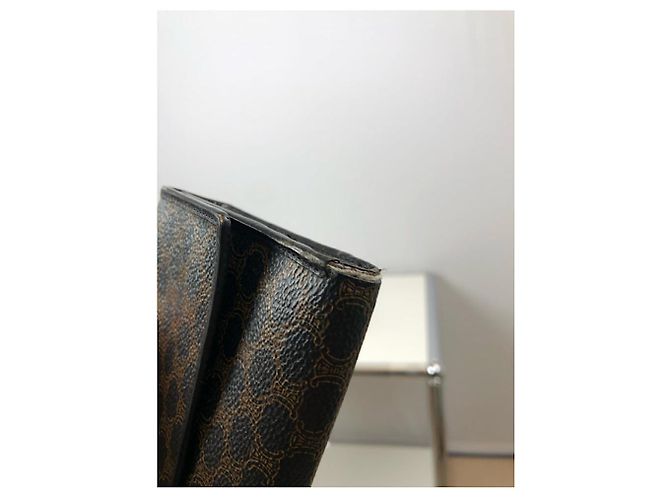 Céline Celine Brown Anderes Seidentuch Braun - Ansicht 2