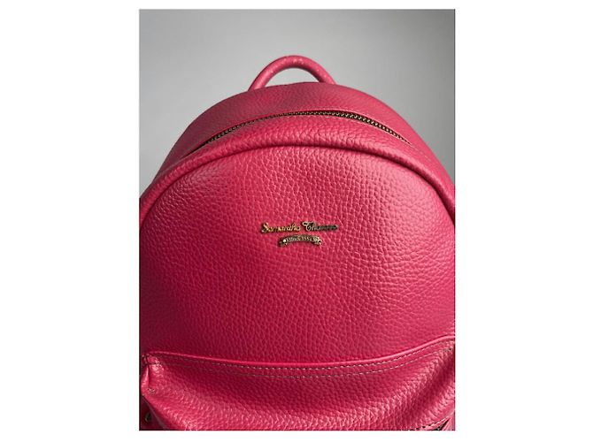 Autre Marque Samantha Thavasa rosa Leder Rucksack Pink - Ansicht 5