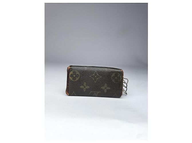 Borsa in pelle marrone Louis Vuitton Lockme - vista 3